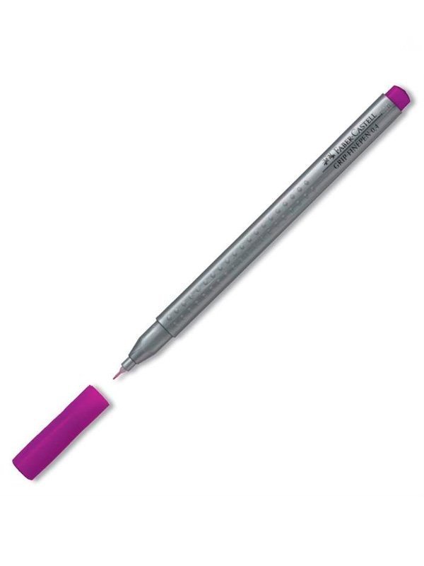 CANETA HIDROGRAFICA GRIP FINEPEN 0.4MM VIOLETA - FABER CASTELL - FPGRIP/UV  Lojas Encopel