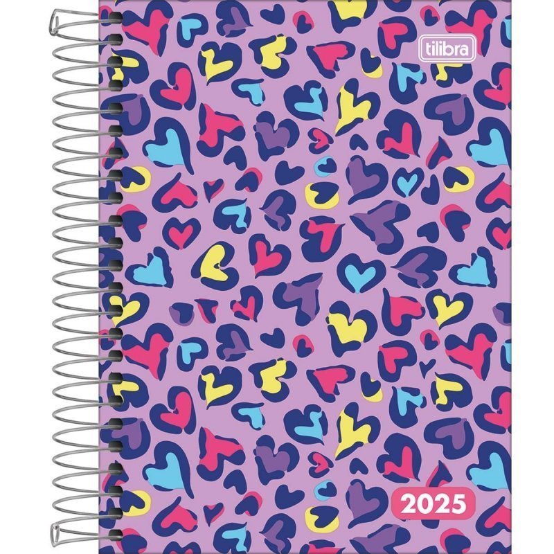 AGENDA ESPIRAL DIÁRIA D+ FEMININA P 2025 - TILIBRA  Lojas Encopel