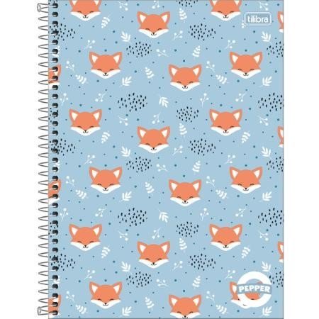 CADERNO ESPIRAL UNIVERSITÁRIO PEPPER FEMININO 80 FOLHAS - TILIBRA - 179914 Lojas Encopel