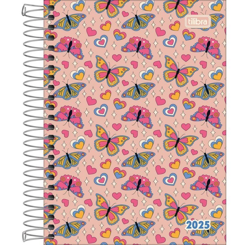 AGENDA ESPIRAL DIÁRIA PEPPER 2025 - TILIBRA - 179604  Lojas Encopel