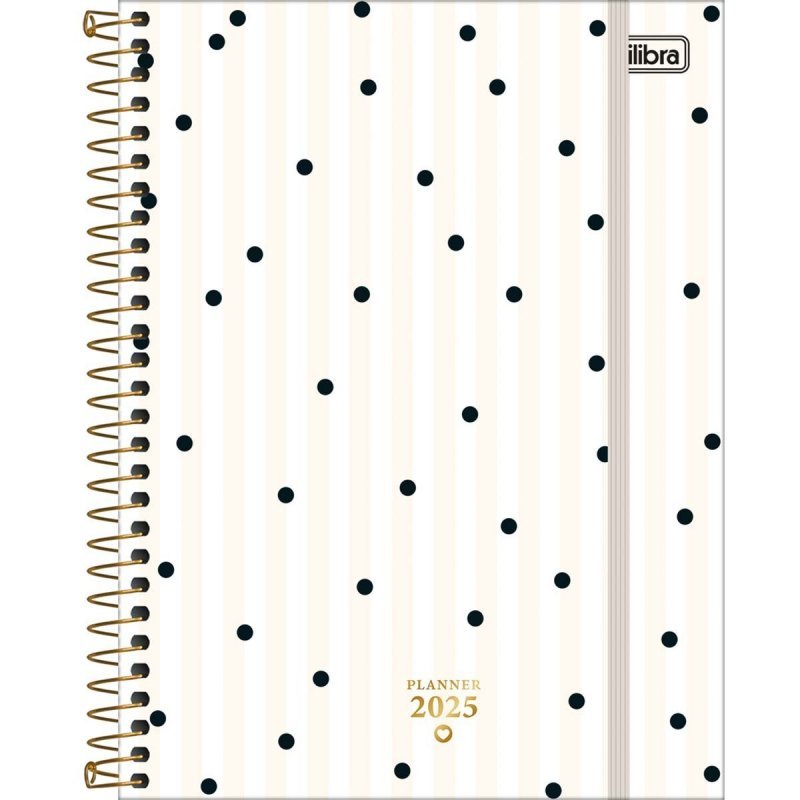 PLANNER ESPIRAL WEST VILLAGE G 2025 - TILIBRA Lojas Encopel