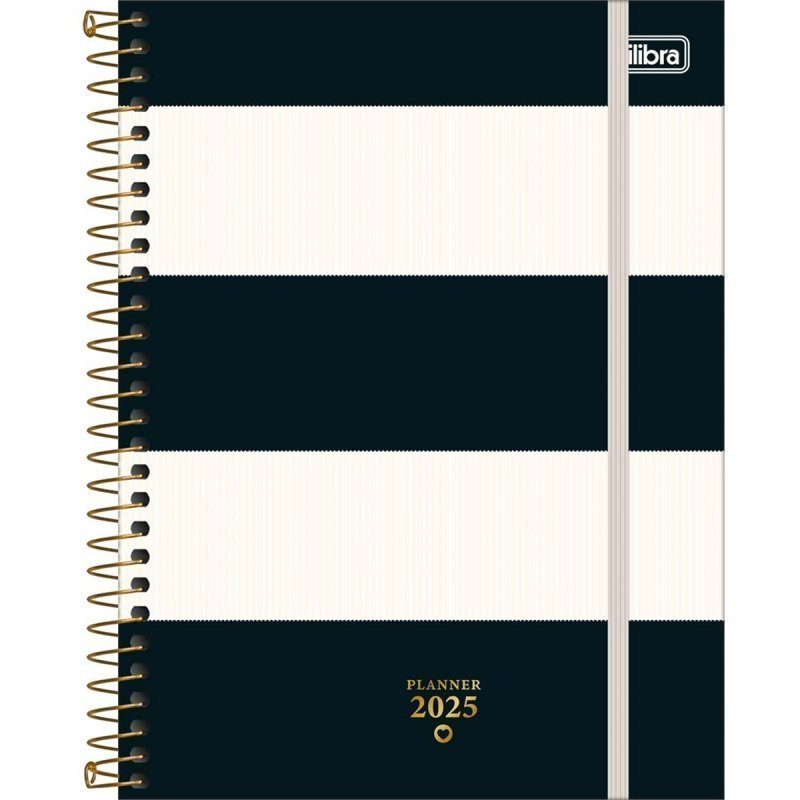 PLANNER ESPIRAL WEST VILLAGE G 2025 - TILIBRA Lojas Encopel