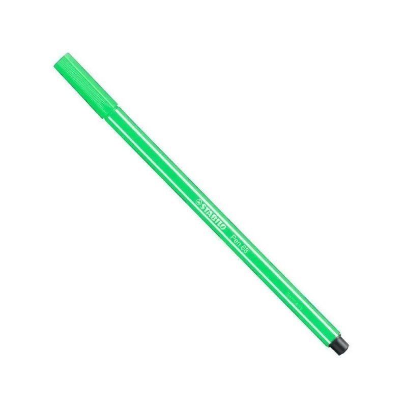 CANETA HIDROGRÁFICA STABILO PEN 68 VERDE CLARO 1MM - SERTIC Lojas Encopel