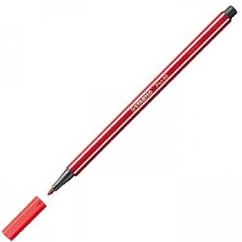 CANETA HIDROGRÁFICA STABILO PEN 68 VERMELHO ESCURO 1MM - SERTIC Lojas Encopel