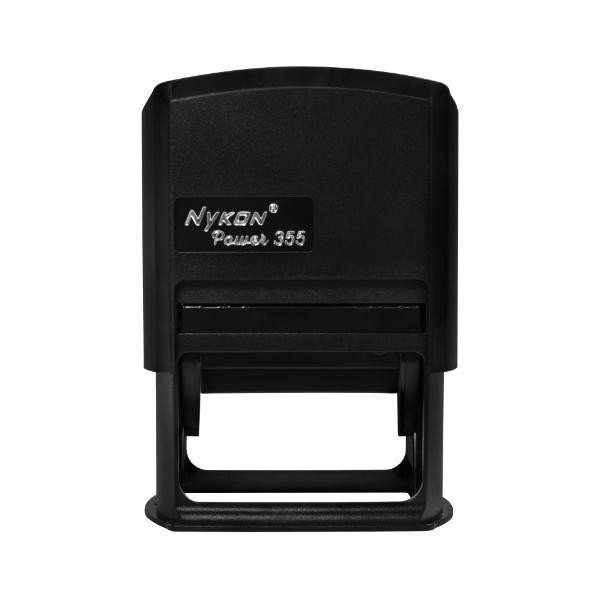 CARIMBO AUTO-ENTINTADO BLACK COLOR PRETO (55) - NYKON - 355 Lojas Encopel