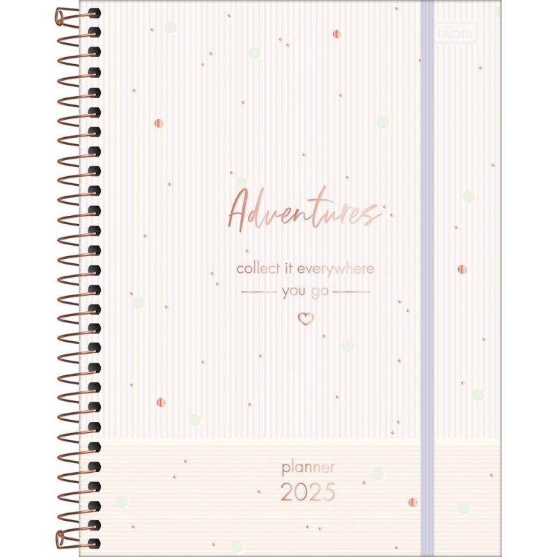 PLANNER ESPIRAL GRANDE SOHO 2025 - TILIBRA  Lojas Encopel