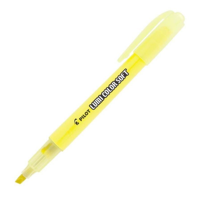 PINCEL MARCA TEXTO COLOR LUMMI SOFT AMARELO PASTEL - PILOT Lojas Encopel