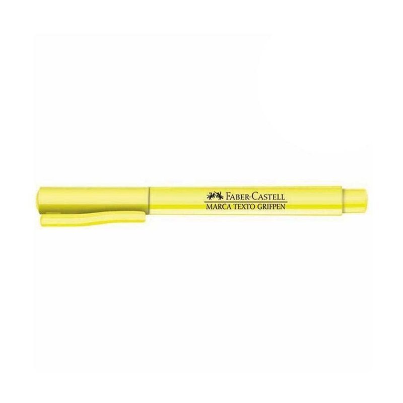 PINCEL MARCA TEXTO GRIFPEN AMARELO PASTEL - FABER CASTELL - MT/MIXTPZF Lojas Encopel