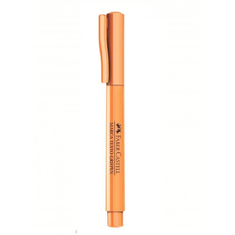 PINCEL MARCA TEXTO GRIFPEN LARANJA PASTEL - FABER CASTELL- MT/MIXTPZF Lojas Encopel