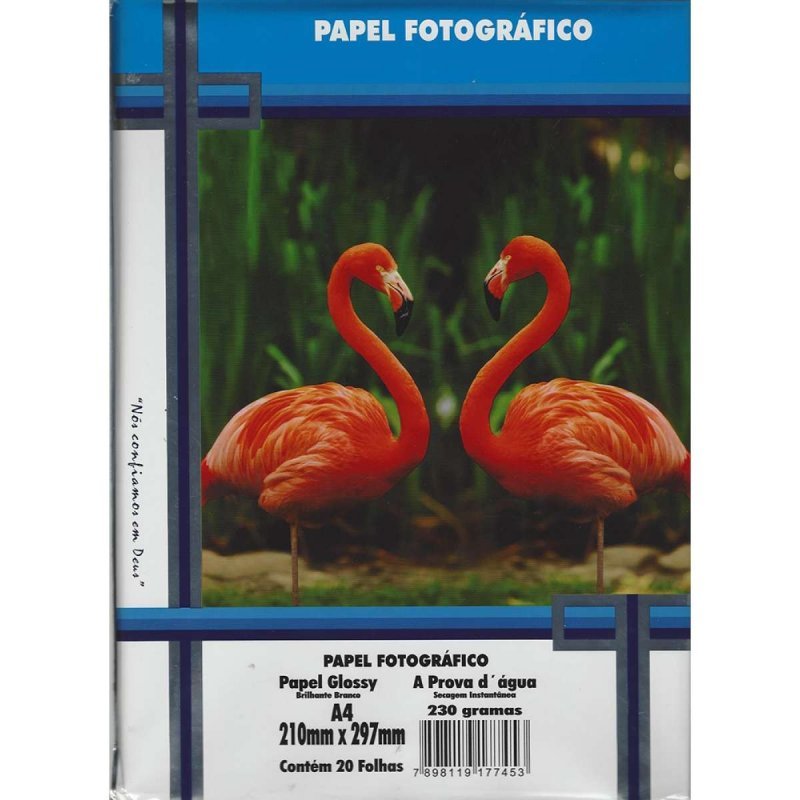 PAPEL FOTOGRÁFICO A4 230G/M² COM 20 FOLHAS - MASTERPRINT Lojas Encopel