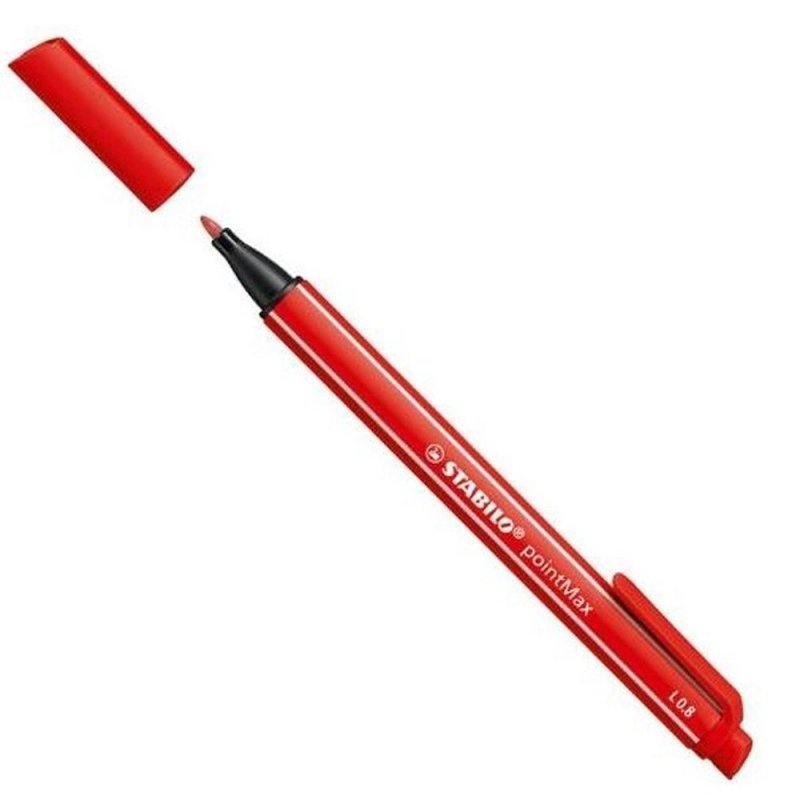 CANETA HIDROGRÁFICA SUPERSOFT VERMELHO - FABER CASTELL - HSOFT/VM Lojas Encopel