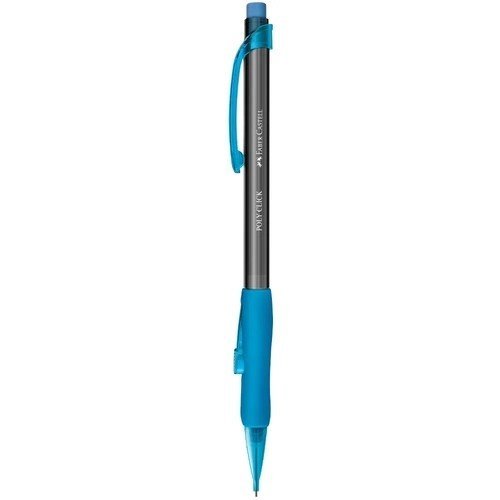 LAPISEIRA 0.5MM POLY CLICK AZUL - FABER CASTELL - LP05CLICKM Lojas Encopel