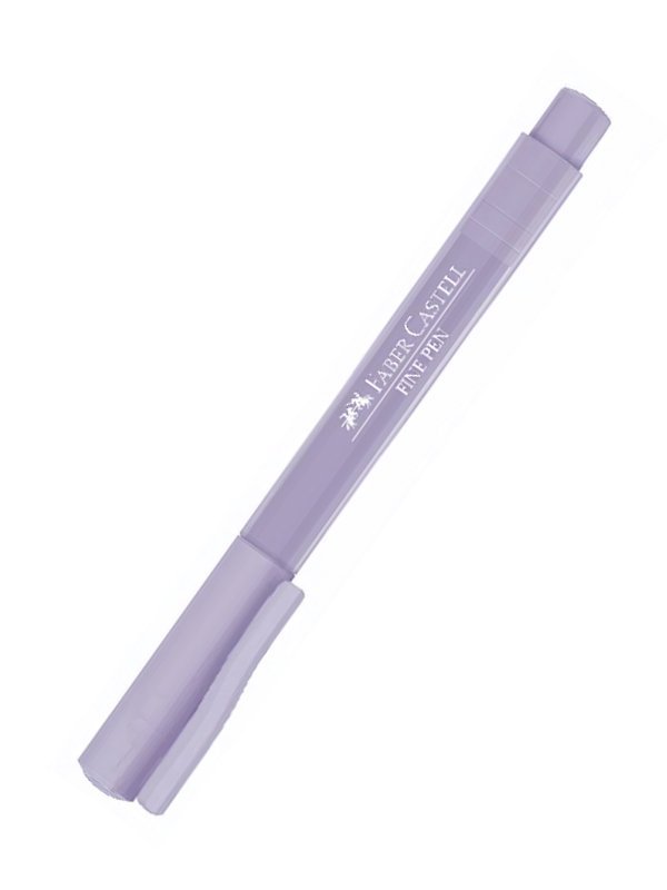 PINCEL MARCA TEXTO TEXTLINER PASTEL LILAS - FABER CASTELL - MT/1546DI Lojas Encopel