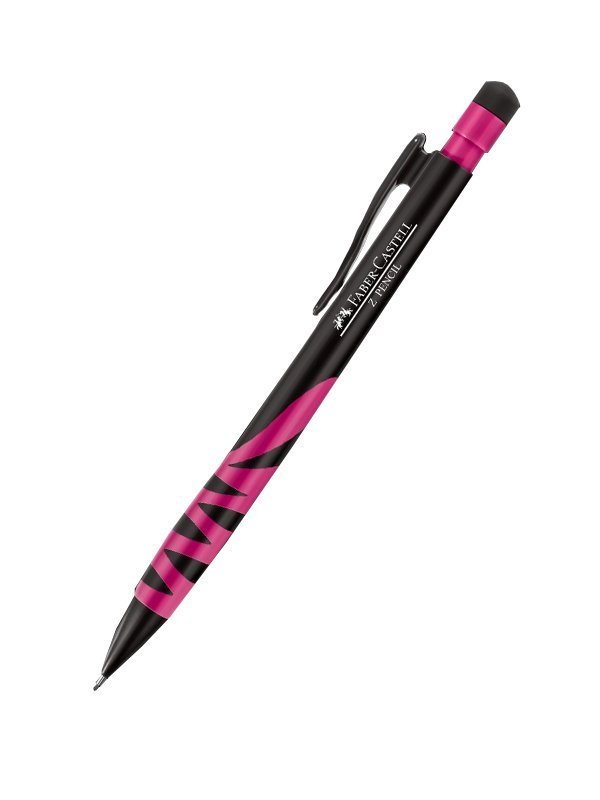 LAPISEIRA 0.5MM Z-PENCIL PRETO/ROSA/VERDE - FABER CASTELL - LP/05ZP Lojas Encopel