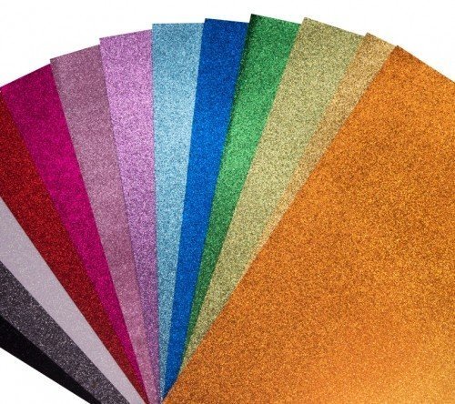 FOLHA EM EVA GLITTER 40 X 48CM 1,5MM CORES  Lojas Encopel