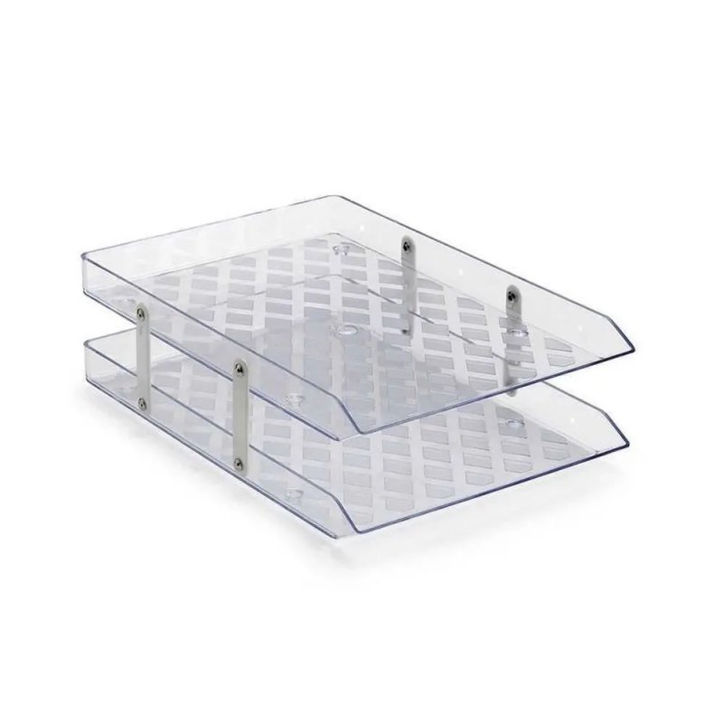 PORTA CORRESPONDÊNCIA DUPLO MÓVEL CRISTAL - WALEU - 10320023 Lojas Encopel