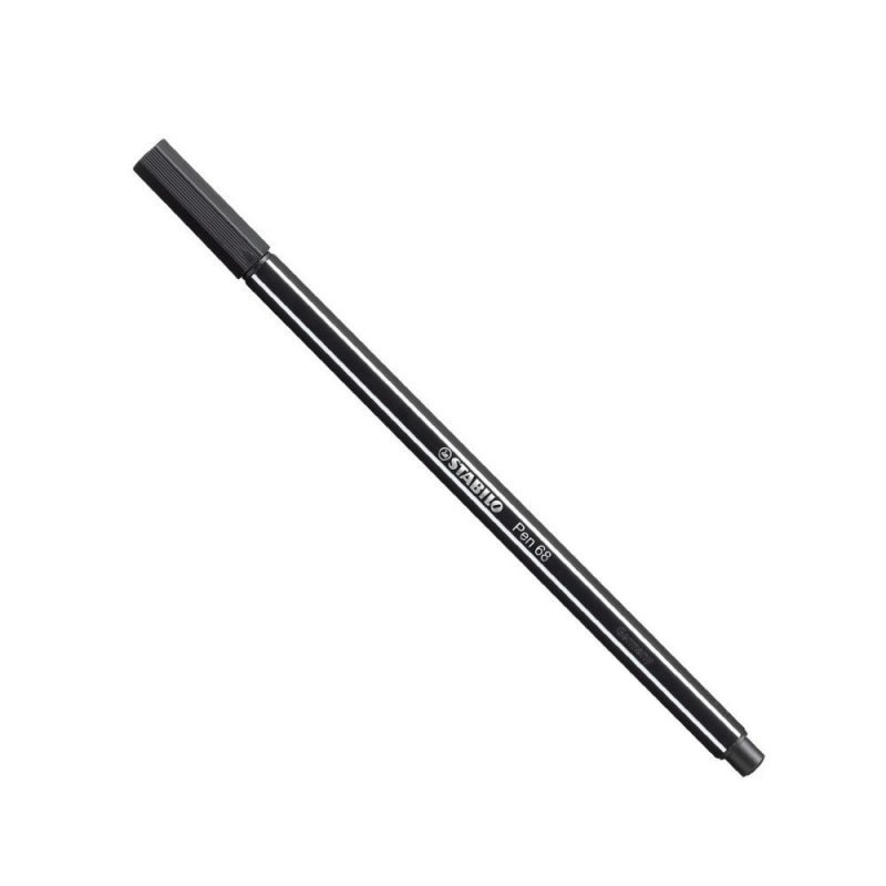 CANETA HIDROGRÁFICA STABILO PEN 68 PRETO 1MM - SERTIC - 120.2600 Lojas Encopel