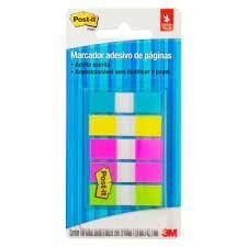 MARCADOR DE PÁGINA FLAG POST-IT COM 5 CORES - 3M - HB004352223 Lojas Encopel