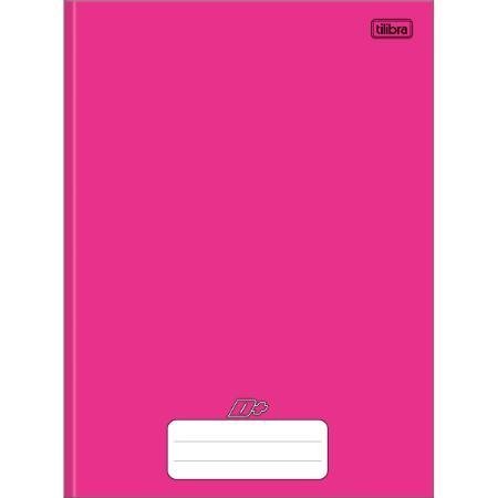 CADERNO BROCHURA CAPA DURA UNIVERSITÁRIO GRANDE D+ ROSA 48 FOLHAS - TILIBRA - 33 Lojas Encopel