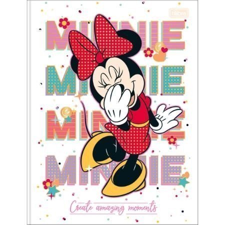 CADERNO BROCHURA CAPA DURA UNIVERSITÁRIO MINNIE 80 FOLHAS - TILIBRA - 308862 Lojas Encopel