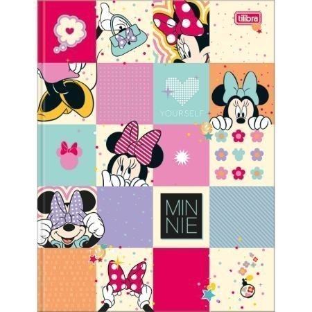 CADERNO BROCHURA CAPA DURA UNIVERSITÁRIO MINNIE 80 FOLHAS - TILIBRA - 308862 Lojas Encopel