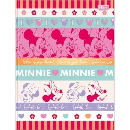 CADERNO BROCHURA CAPA DURA UNIVERSITÁRIO MINNIE 80 FOLHAS - TILIBRA - 308862 Lojas Encopel