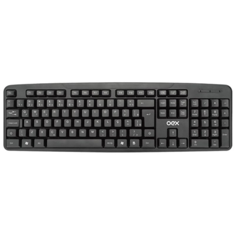 TECLADO USB BASICO PRETO - OEX - TC20 Lojas Encopel