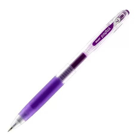 CANETA ESFEROGRÁFICA POPLOL BL-PL-7 VIOLETA - PILOT  Lojas Encopel