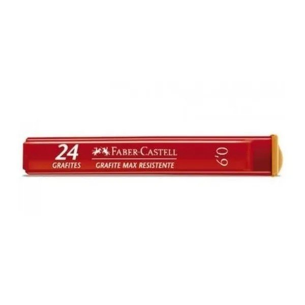 GRAFITE 0.9MM B CAIXA COM 24UN - FABER CASTELL - EMG0924B Lojas Encopel