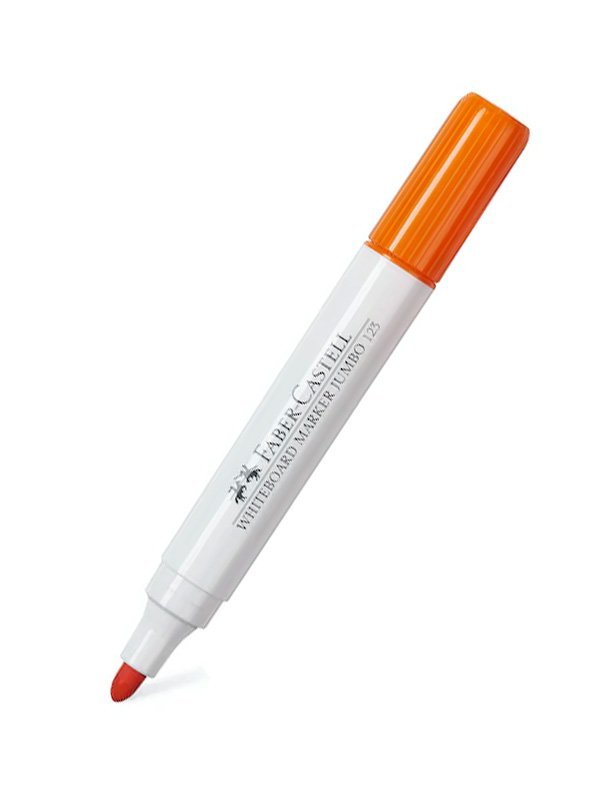 PINCEL QUADRO BRANCO LARANJA - FABER CASTELL - MQB/COLORLR Lojas Encopel