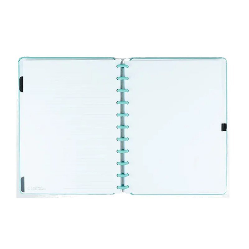 CADERNO INTELIGENTE A5 ALL AQUAMARINE - CIA52132 Lojas Encopel