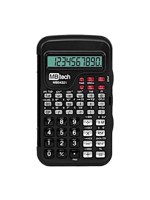 CALCULADORA DE MESA GRANDE 12 DIGITOS CINZA  - MBTECH - MB54321 Lojas Encopel