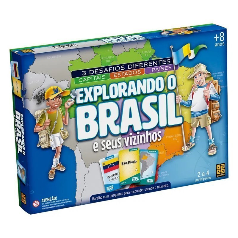 JOGO EXPLORANDO O BRASIL - GROW Lojas Encopel