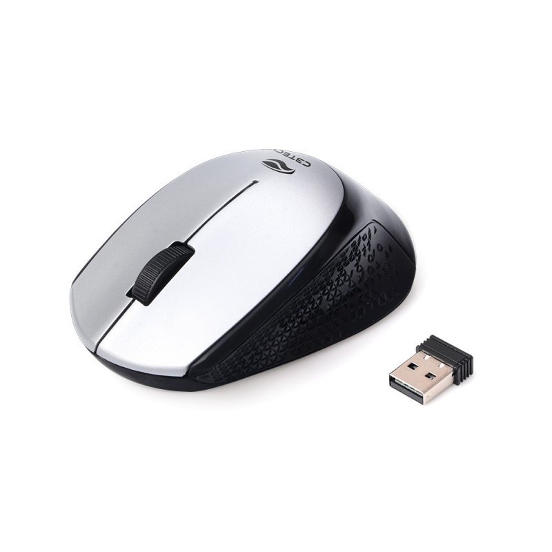 MOUSE SEM FIO RC NANO PRATA - C3TECH - M-W50SI Lojas Encopel