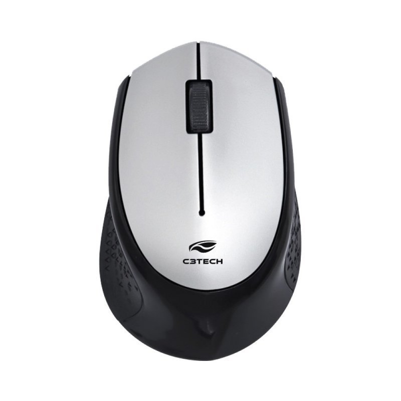 MOUSE SEM FIO RC NANO PRATA - C3TECH - M-W50SI Lojas Encopel