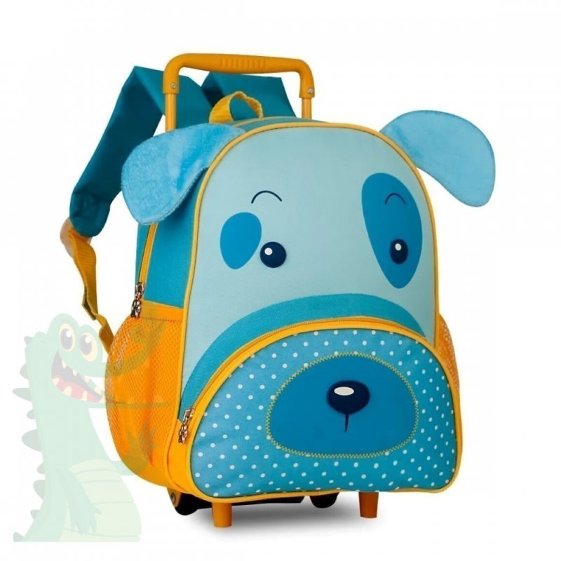 MOCHILA ESCOLAR COM RODINHAS PETS 13 - CLIO Lojas Encopel