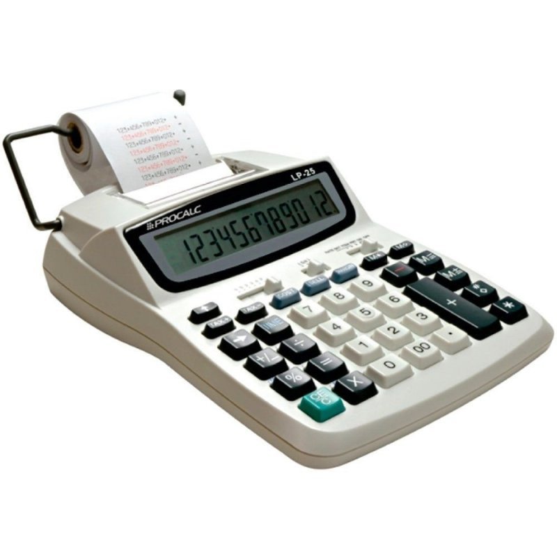 CALCULADORA DE MESA COM BOBINA - ENCOPEL - LP25 Lojas Encopel