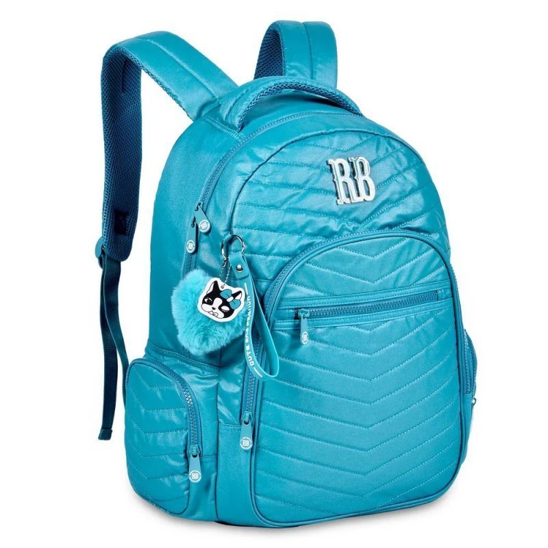 MOCHILA ESCOLAR CRINKLE MATELASSÊ - REBECCA BONBON - RB24050 Lojas Encopel