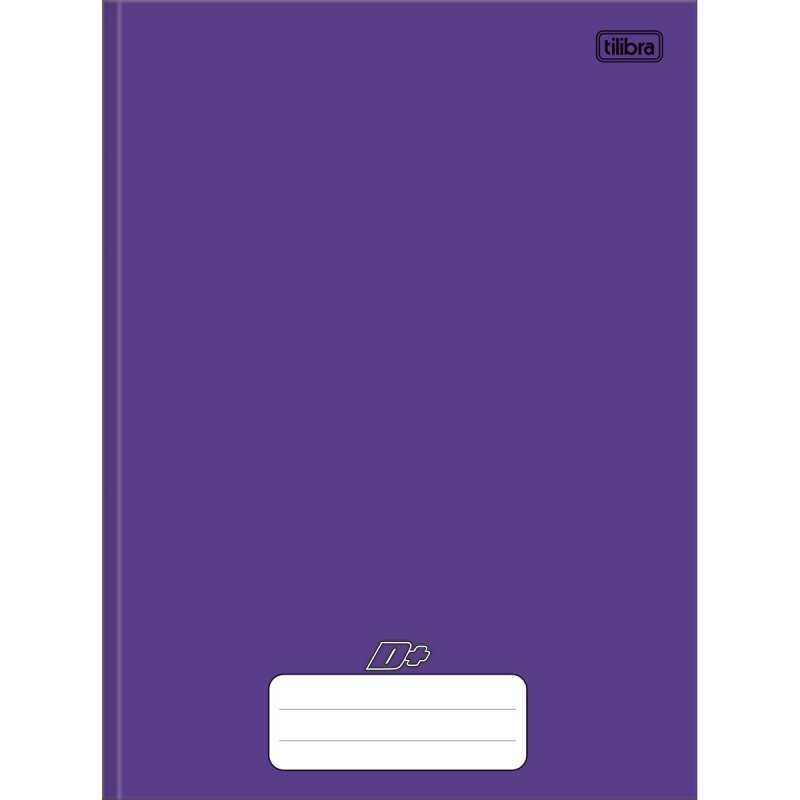 CADERNO BROCHURA CAPA DURA UNIVERSITÁRIO GRANDE D+ ROXO 48 FOLHAS - TILIBRA Lojas Encopel