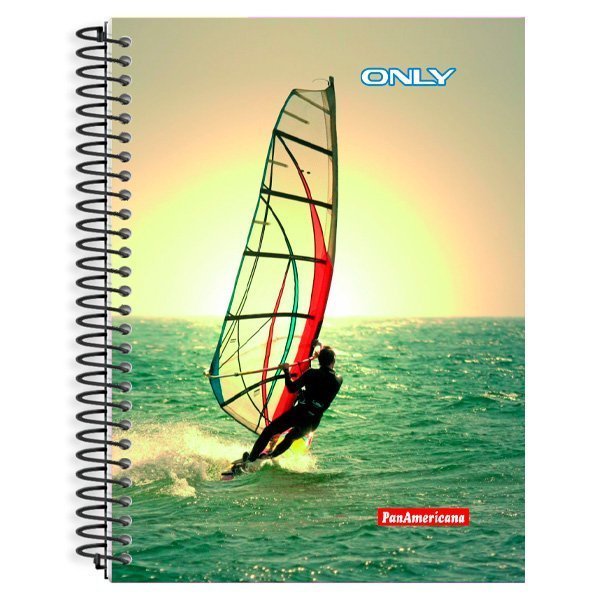 CADERNO ESPIRAL UNIVERSITÁRIO ONLY 80 FOLHAS - PACOTE COM 5 CADERNOS - PANAMERIC Lojas Encopel