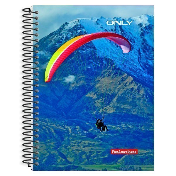 CADERNO ESPIRAL UNIVERSITÁRIO ONLY 80 FOLHAS - PACOTE COM 5 CADERNOS - PANAMERIC Lojas Encopel