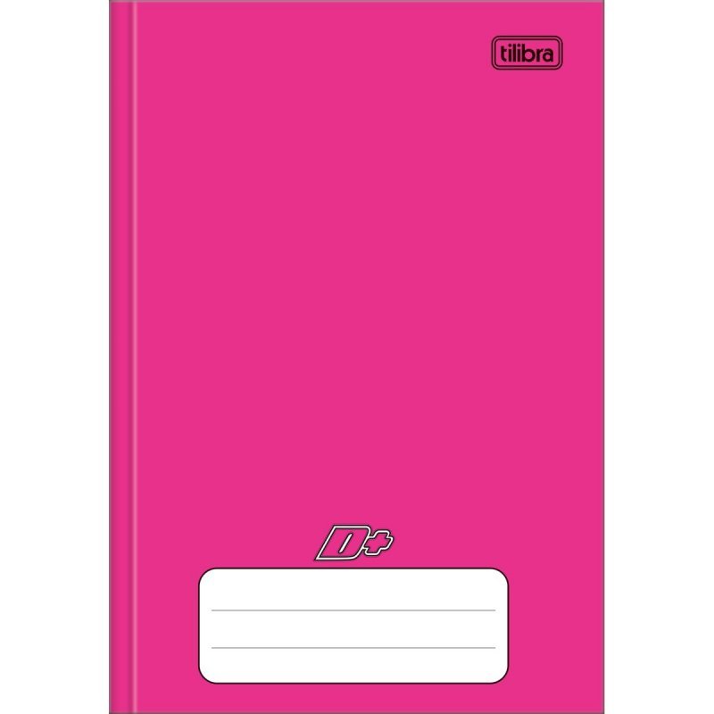 CADERNO BROCHURA 1/4 CAPA DURA D+ ROSA 48 FOLHAS - TILIBRA Lojas Encopel