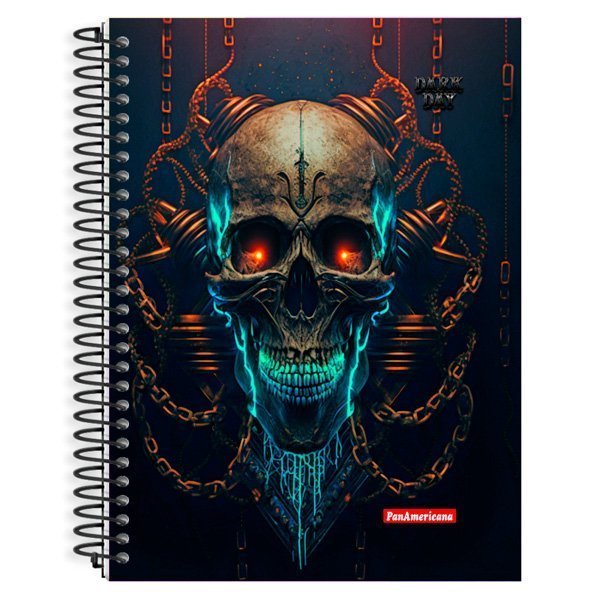 CADERNO UNIVERSITÁRIO DARK DAY 20 MATÉRIAS 280 FOLHAS - PANAMERICANA Lojas Encopel