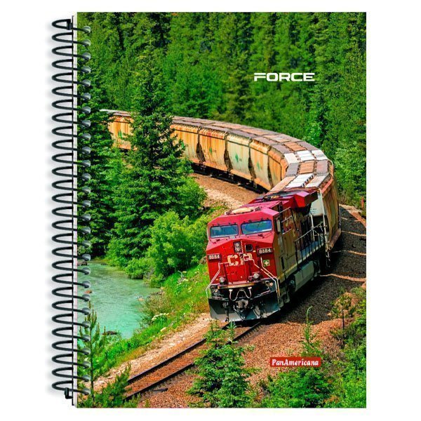 CADERNO UNIVERSITÁRIO FORCE 15 MATÉRIAS 210 FOLHAS - PANAMERICANA Lojas Encopel