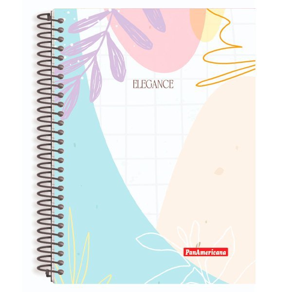 CADERNO UNIVERSITÁRIO ESPIRAL ELEGANCE 15 MATÉRIAS 210 FOLHAS ? PANAMERICANA Lojas Encopel