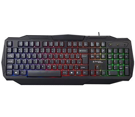 TECLADO USB GAMER LUMINOSO - BRIGHT Lojas Encopel