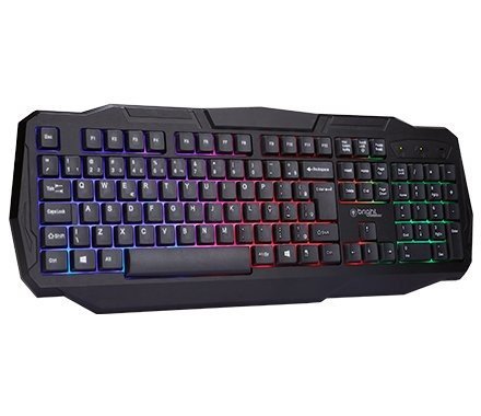 TECLADO USB GAMER LUMINOSO - BRIGHT Lojas Encopel