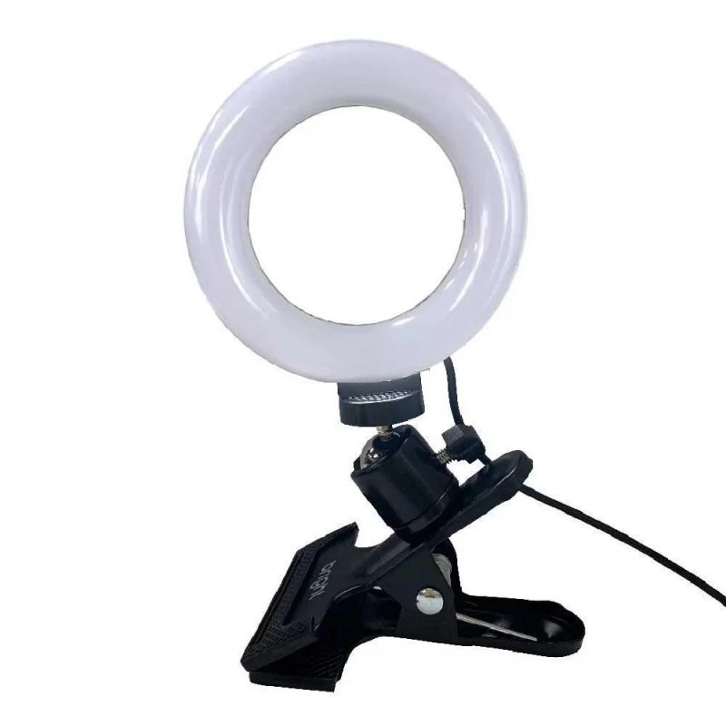 LUMINARIA RING LIGHT OFFICER 3 TONALIDADES DE COR - BRIGHT Lojas Encopel