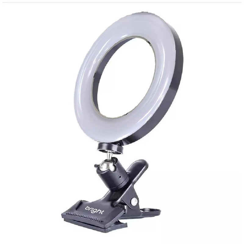 LUMINARIA RING LIGHT OFFICER 3 TONALIDADES DE COR - BRIGHT Lojas Encopel