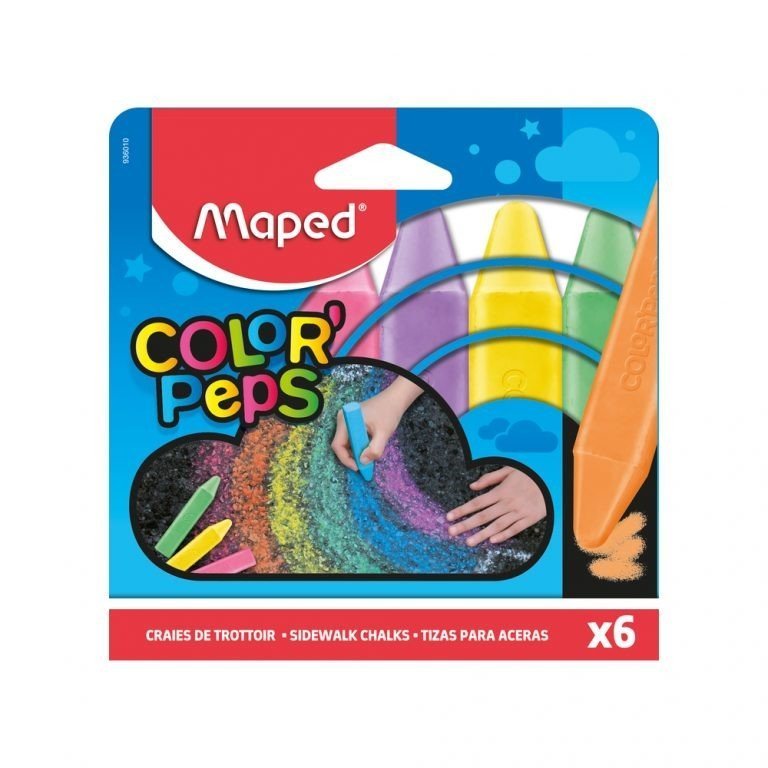 GIZ DE CHAO COLORPEPS 6 CORES ? MAPED Lojas Encopel